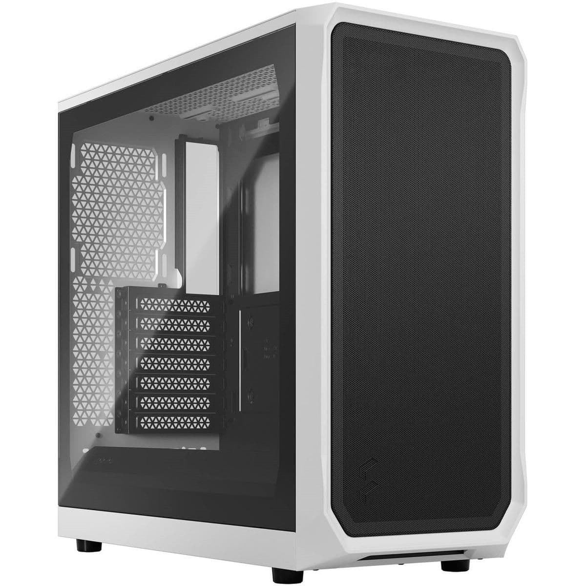 Fractal Design Focus 2 ATX Mid Tower White / Black Tempered Glass Side Panel image