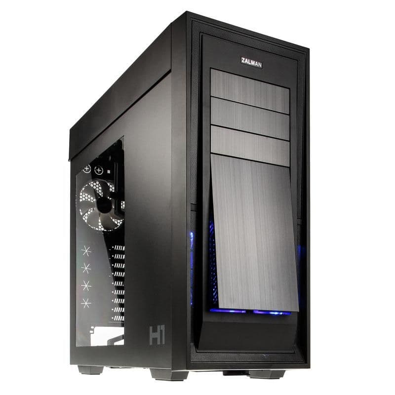 Zalman H1 ATX Full Tower Black Acrylic Side Panel main image
