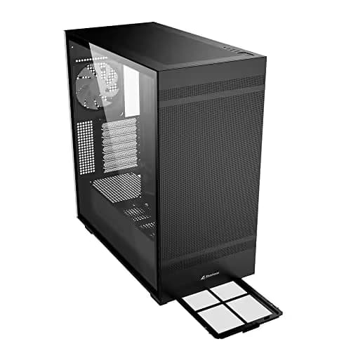 SHARKOON Rebel C50 RGB ATX Mid Tower Black Tempered Glass Side Panel image