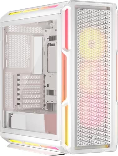 Corsair iCUE 5000T LX RGB ATX Mid Tower White Tempered Glass main image