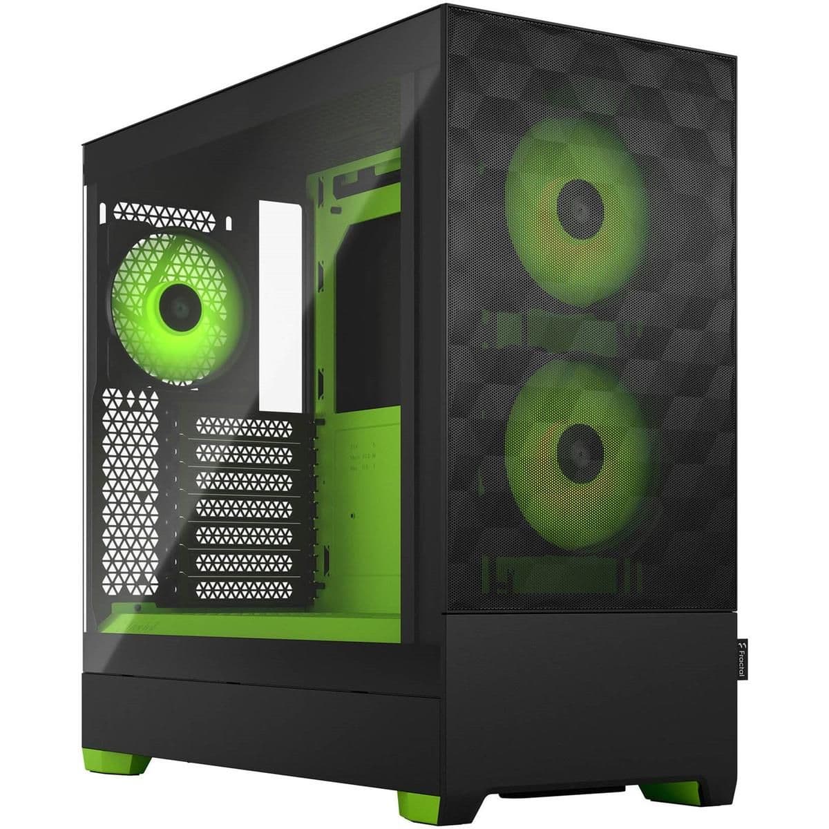 Fractal Design Pop Air ATX Mid Tower Green / Black Tempered Glass Side Panel main image