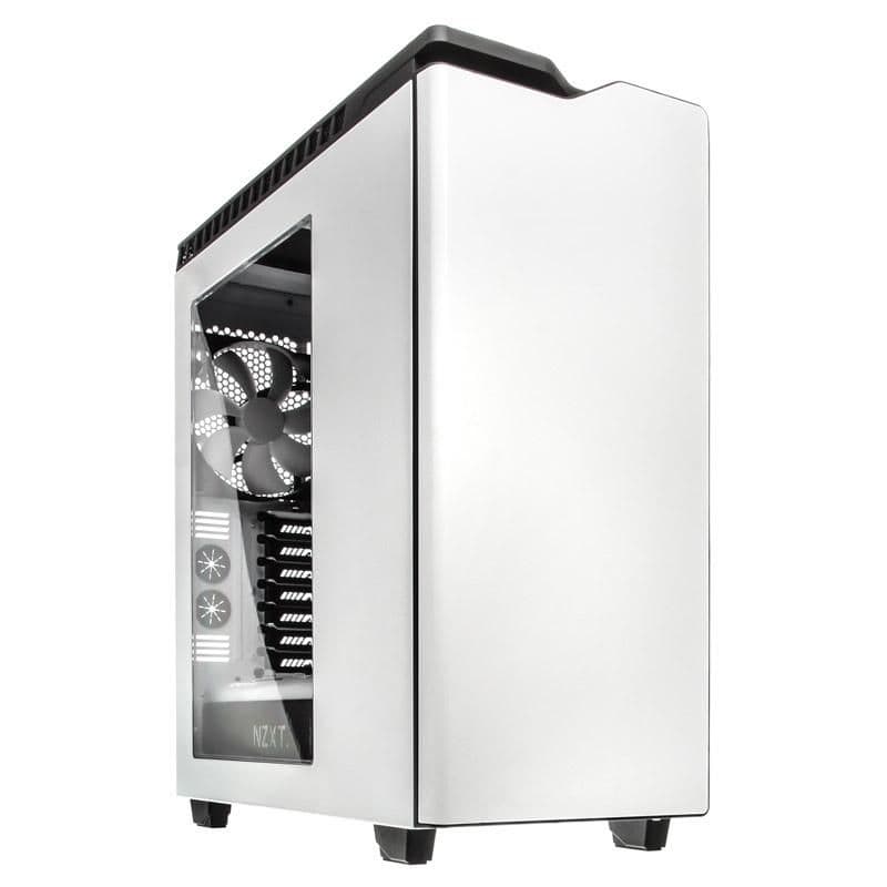 NZXT H440 ATX Mid Tower Black / White with Acrylic Side Panel and USB 3.2 Gen 1 Type-A USB 2.0 Type-A Front Panel main image