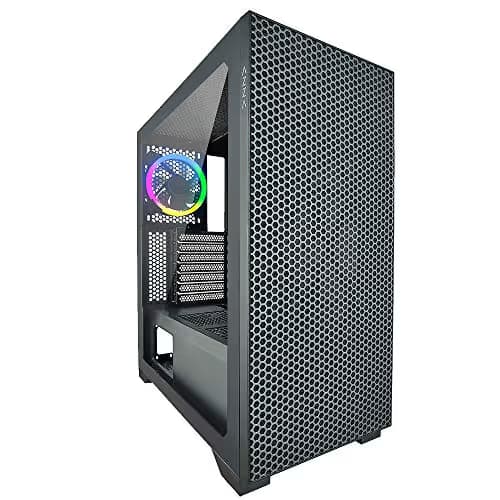 Azza Hive 450 ATX Mid Tower Black Tempered Glass Side Panel main image