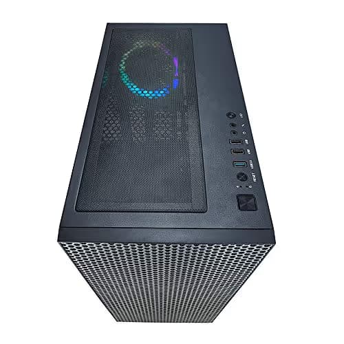 Azza Hive 450 ATX Mid Tower Black Tempered Glass Side Panel image