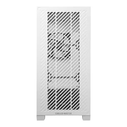 Cooler Master Elite 301 Lite MicroATX Mini Tower White Tempered Glass Side Panel image