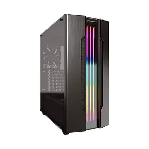 Cougar Gemini S ATX Mid Tower Gray / Black with Tempered Glass Side Panel and USB 3.2 Gen 1 Type-A, USB 2.0 Type-A image