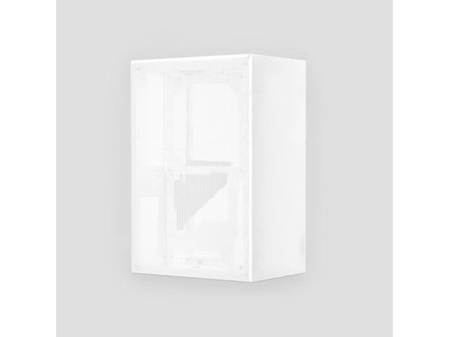 SSUPD Meshroom S V2 Micro ATX Mini Tower White with Mesh Side Panel, USB 3.2 Gen 2 Type-C, USB 2.0 Type-A, and PCIe 4.0 Riser image