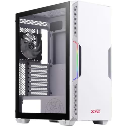ADATA XPG STARKER ATX Mid Tower White with Tempered Glass Side Panel and USB 3.2 Gen 1 Type-A main image