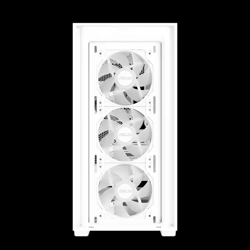 Asus A21 PLUS Micro ATX Mini Tower White with Tempered Glass Side Panel and USB 3.2 Gen 1 Type-A image