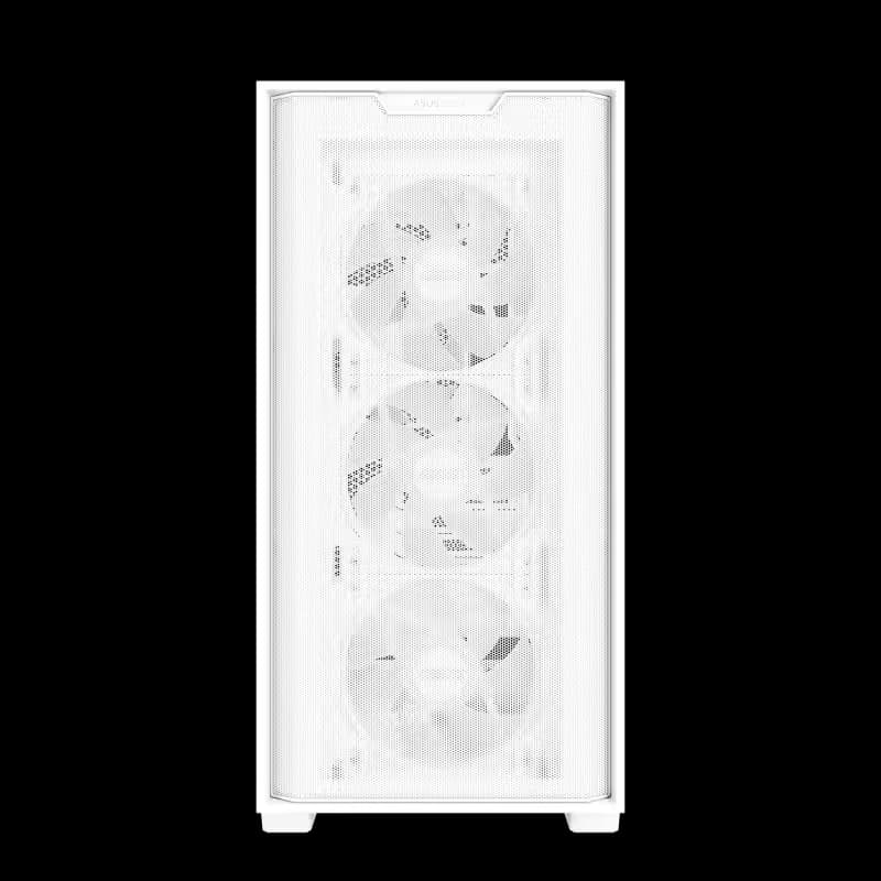 Asus A21 PLUS Micro ATX Mini Tower White with Tempered Glass Side Panel and USB 3.2 Gen 1 Type-A image