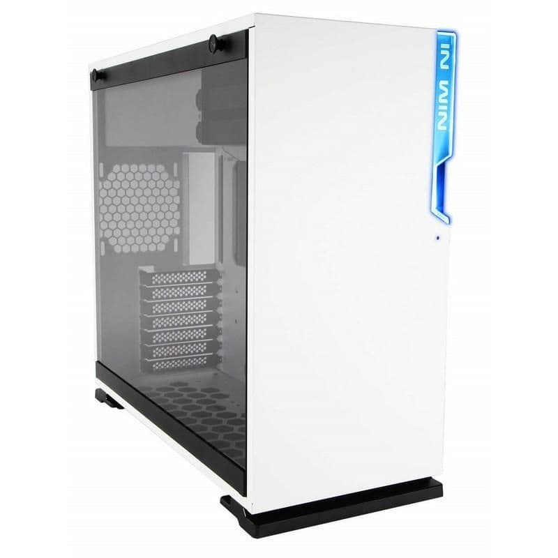 In Win 101 ATX Mid Tower White Tempered Glass Side Panel image