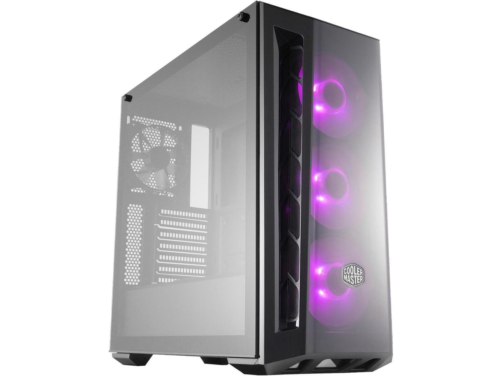 Cooler Master MasterBox MB520 RGB ATX Mid Tower Black with Tempered Glass Side Panel and USB 3.2 Gen 1 Type-A Front Panel main image