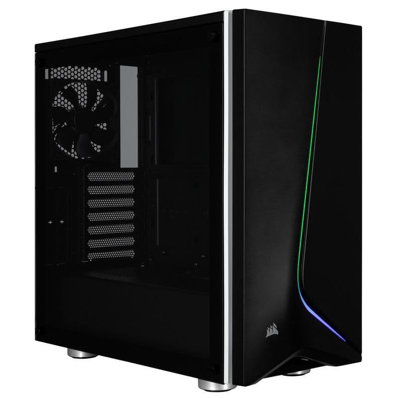 Corsair Carbide Series SPEC-06 ATX Mid Tower Black with Tempered Glass Side Panel and USB 3.2 Gen 1 Type-A Front Panel main image