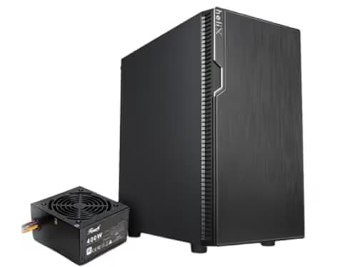 Rosewill FBM-X2-400-HELIX Micro ATX Mini Tower Black w/400 W Power Supply image