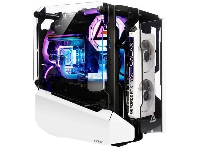 Antec Striker Mini-ITX Tower White with Tempered Glass Side Panel and USB 3.2 Gen 1 Type-A main image
