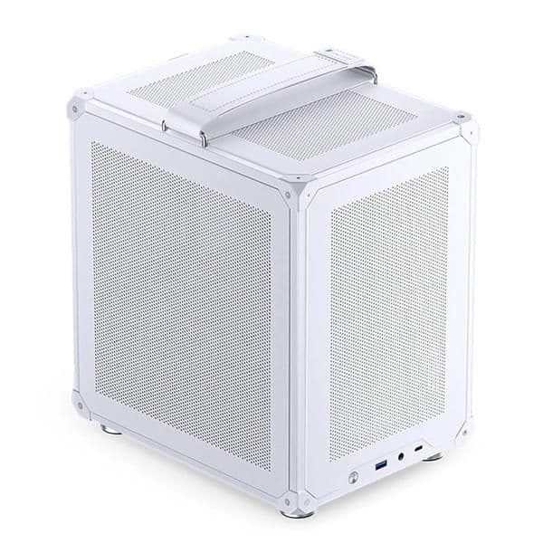 Jonsbo C6-ITX Mini-ITX Desktop White with Mesh Side Panel and USB 3.2 Gen 2 Type-C / USB 3.2 Gen 1 Type-A image