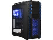 DIYPC Skyline-06 ATX Full Tower Black / Blue with Acrylic Side Panel and USB 3.2 Gen 1 Type-A USB 2.0 Type-A Front Panel USB main image
