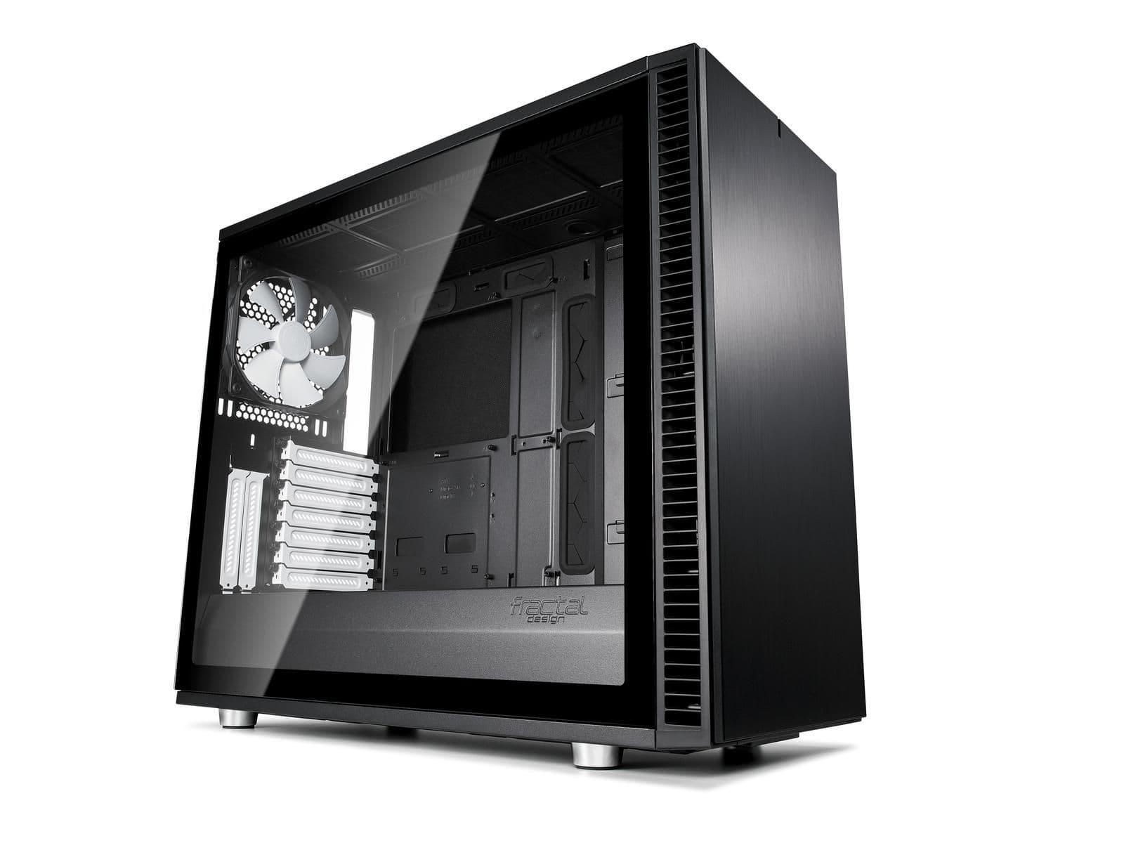 Fractal Design Define S2 ATX Mid Tower Black / White with Tinted Tempered Glass Side Panel main image