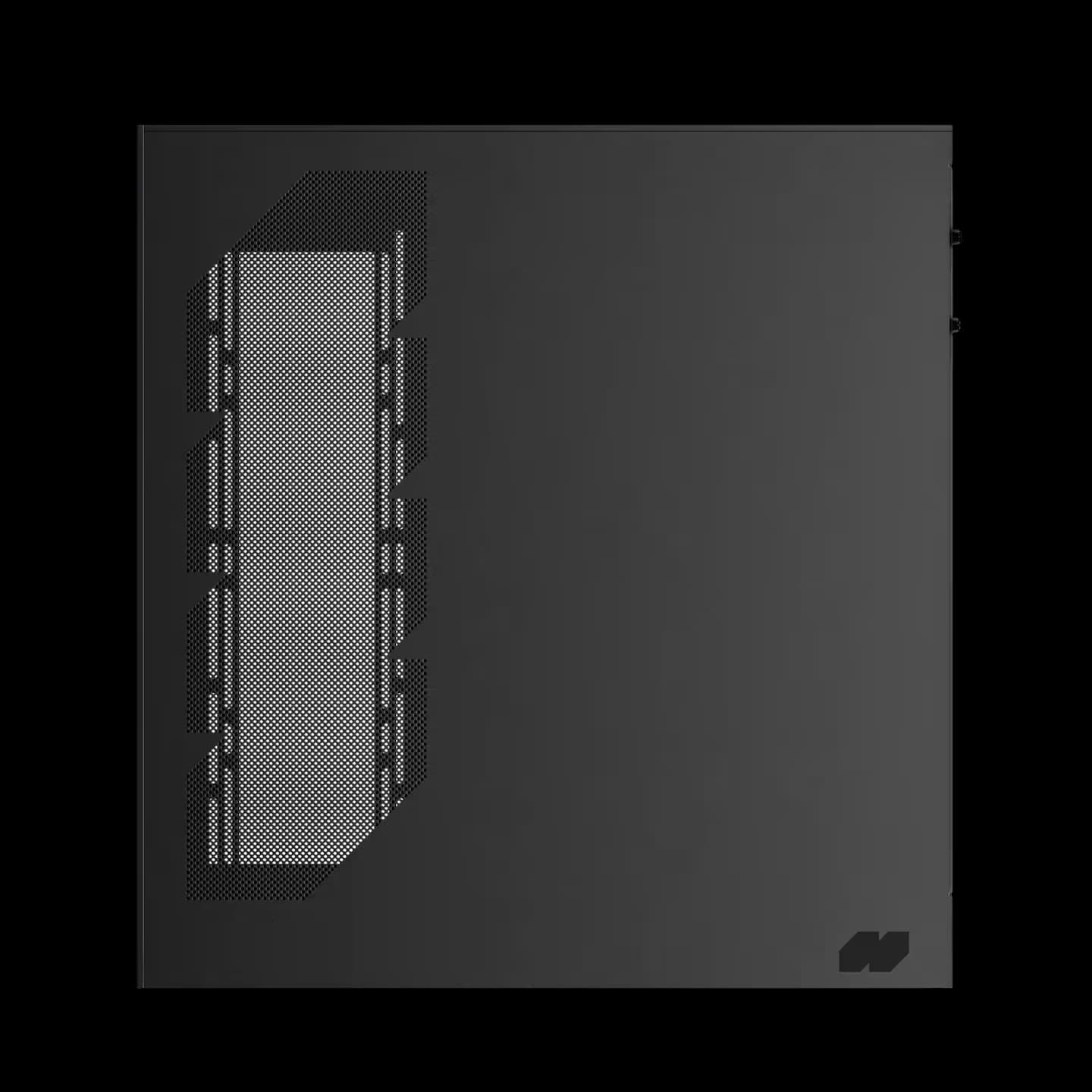 TRYX Luca L70 ATX PC Case Panoramic Glass with Front Panel ATX Case Top Mount PSU Black image