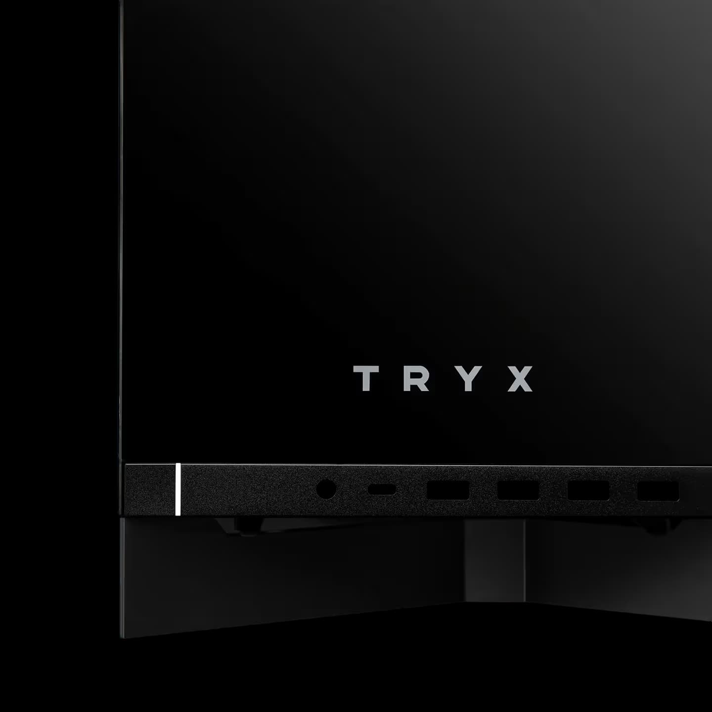 TRYX Luca L70 ATX PC Case Panoramic Glass with Front Panel ATX Case Top Mount PSU Black image