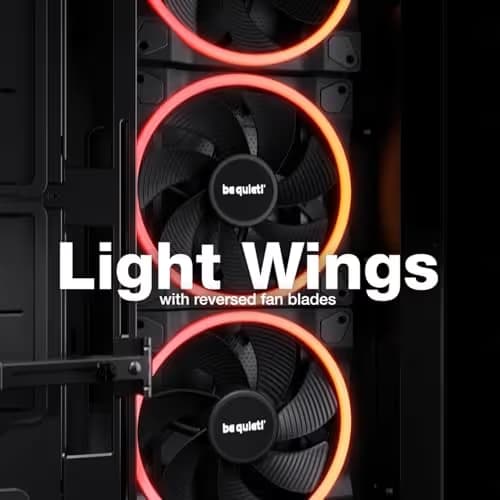 be quiet! Light Base 900 DX ATX Full Tower White with Tempered Glass Side Panel and USB 3.2 Gen 2 Type-C and USB 3.2 Gen 1 Type-A image