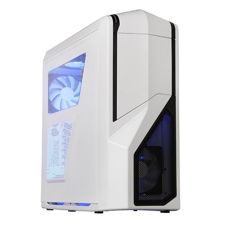 NZXT Phantom 410 ATX Mid Tower White / Black with Acrylic Side Panel, USB 3.2 Gen 1 Type-A, USB 2.0 Type-A image