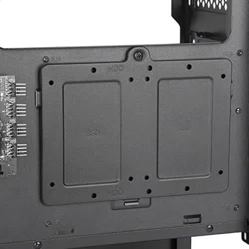 Silverstone FARA 512Z ATX Mid Tower Black with Tempered Glass Side Panel and USB 3.2 Gen 2 Type-C USB 3.2 Gen 1 Type-A image