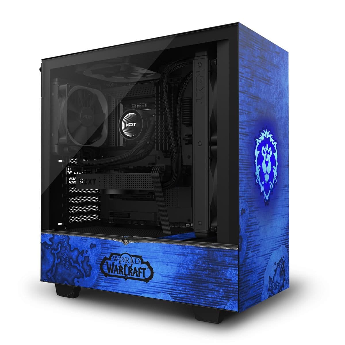 NZXT H510 Alliance ATX Mid Tower Blue with Tempered Glass Side Panel and USB 3.2 Gen 2 Type-C, USB 3.2 Gen 1 Type-A image