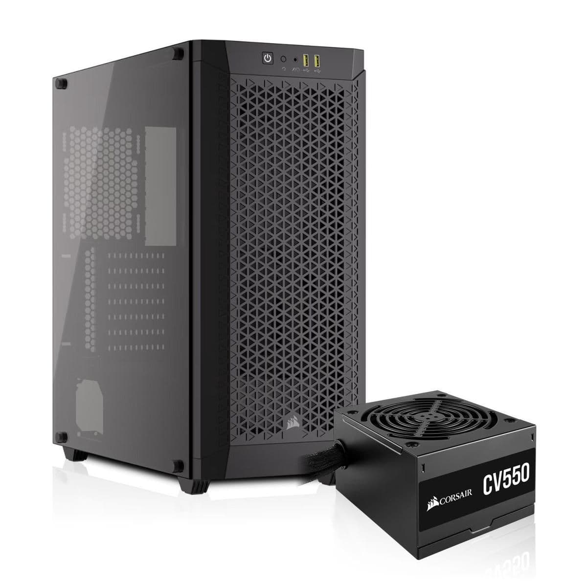 Corsair 480T ATX Mid Tower Black Tempered Glass Side Panel image