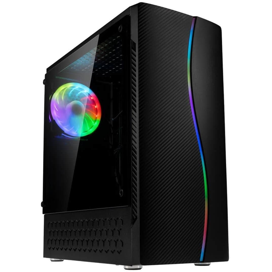 KOLINK INSPIRE K5 RGB ATX Mid Tower Black Tempered Glass image