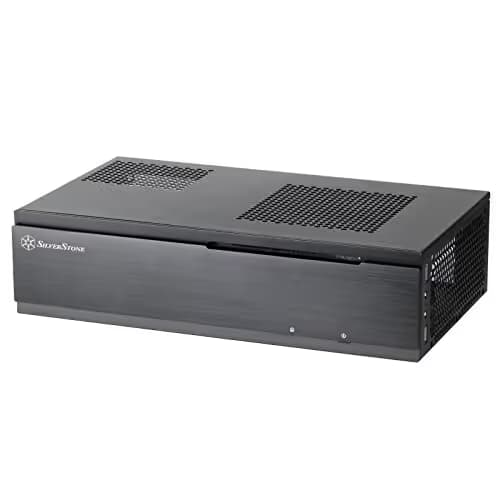 Silverstone ML06B HTPC Black with USB 3.2 Gen 1 Type-A Front Panel image