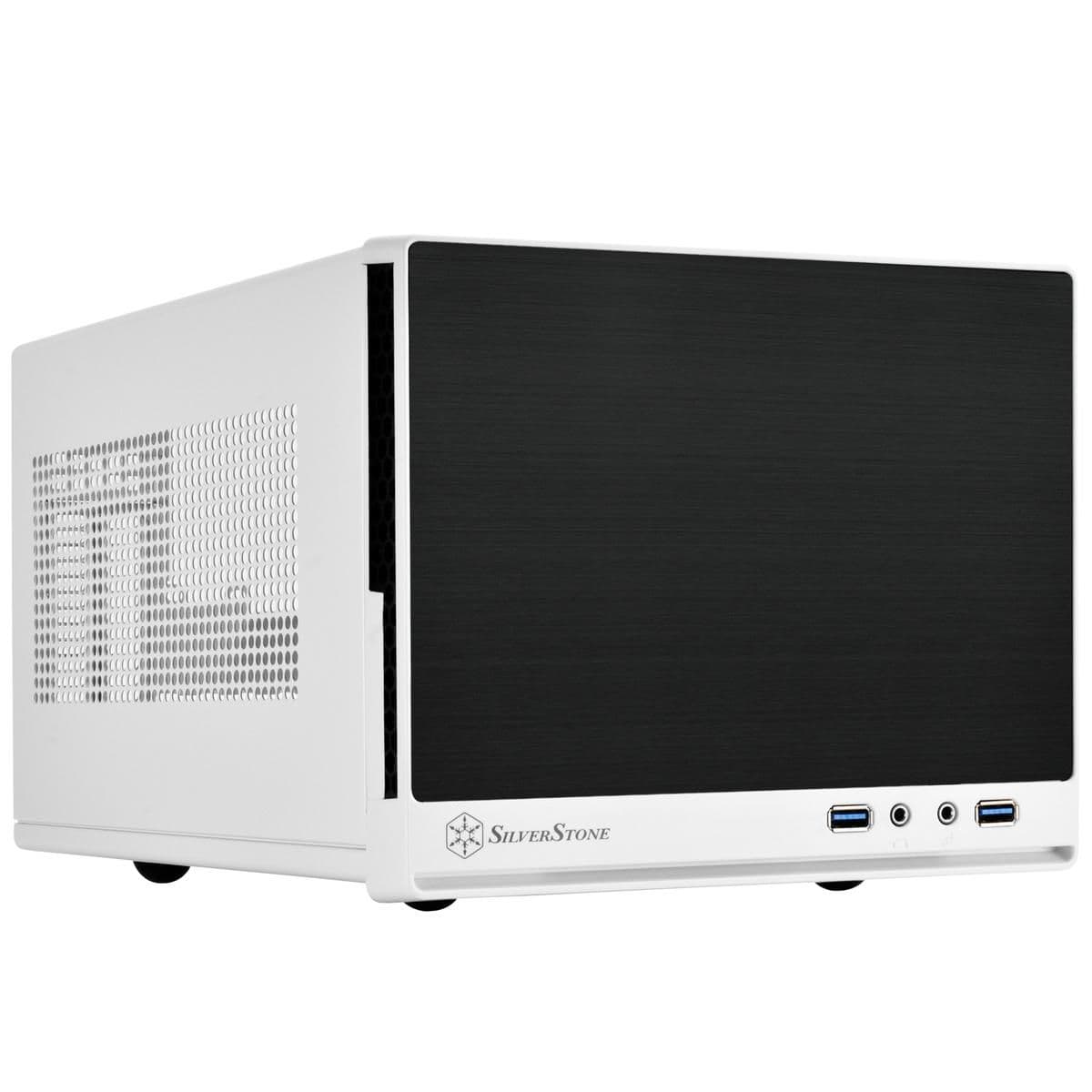 Silverstone SG13 Mini-ITX Tower White / Black with USB 3.2 Gen 1 Type-A Front Panel main image