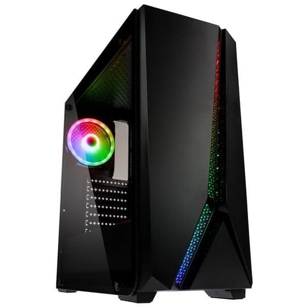 KOLINK Quantum ATX Mid Tower Black Tempered Glass, USB 3.2 Gen 1 Type-A USB 2.0 Type-A image