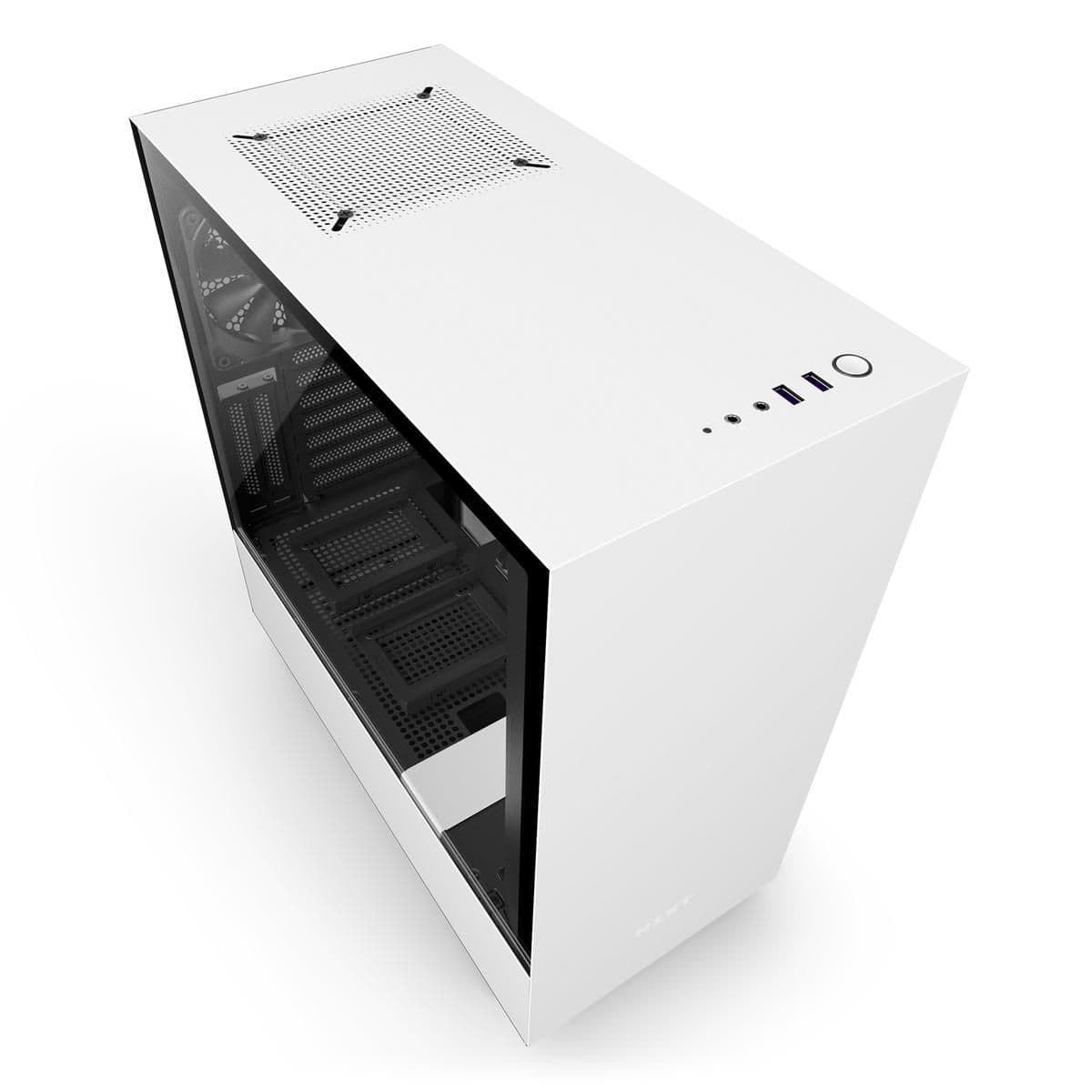 NZXT H500i ATX Mid Tower White Tempered Glass Side Panel, USB 3.2 Gen 1 Type-A, 428 x 210 x 460 main image