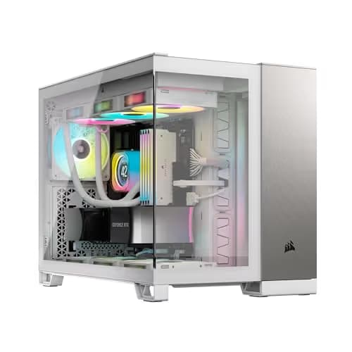 Corsair 2500X Micro ATX Mini Tower Satin White / Gray Tempered Glass main image