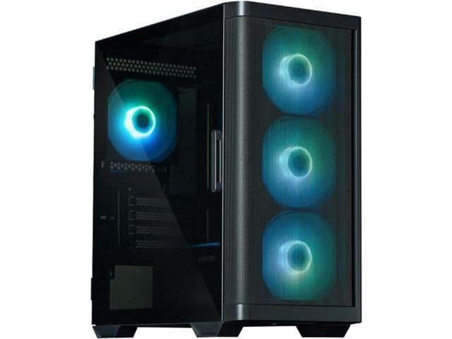 Zalman M4 MicroATX Mini Tower Black Tempered Glass Side Panel main image