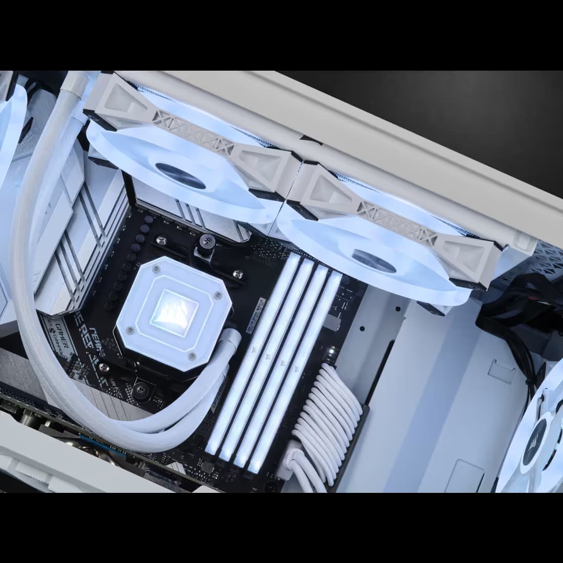 Corsair iCUE 4000D RGB AIRFLOW QL Edition Mid-Tower ATX Case — True White image