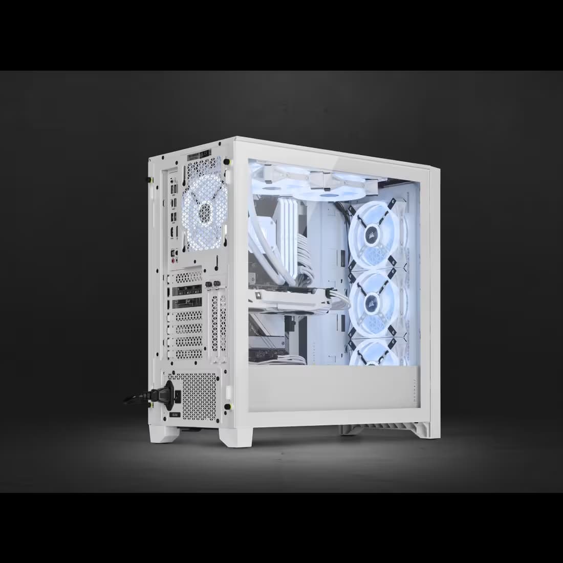 Corsair iCUE 4000D RGB AIRFLOW QL Edition Mid-Tower ATX Case — True White image