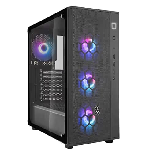 Silverstone FARA R1 PRO ATX Mid Tower Black Tempered Glass Side Panel image