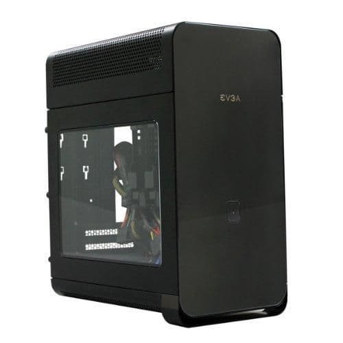 EVGA Hadron Hydro Mini-ITX Tower Black with Acrylic Side Panel, USB 3.2 Gen 1 Type-A, and w/500 W Power Supply main image