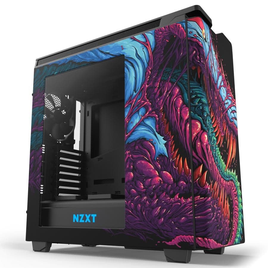 NZXT H440 Hyper Beast ATX Mid Tower Blue with Acrylic Side Panel and USB 3.2 Gen 1 Type-A USB 2.0 Type-A image