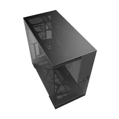 Geometric Future Model 5 ATX Mid Tower Black / Gray Tempered Glass Side Panel image