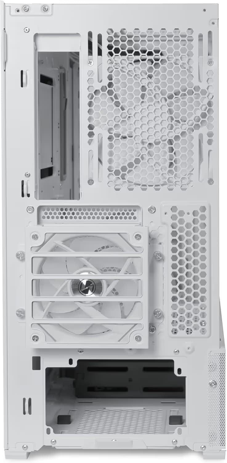 Lian Li LANCOOL 216 EATX Mid Tower White Tempered Glass RGB w/Controller image
