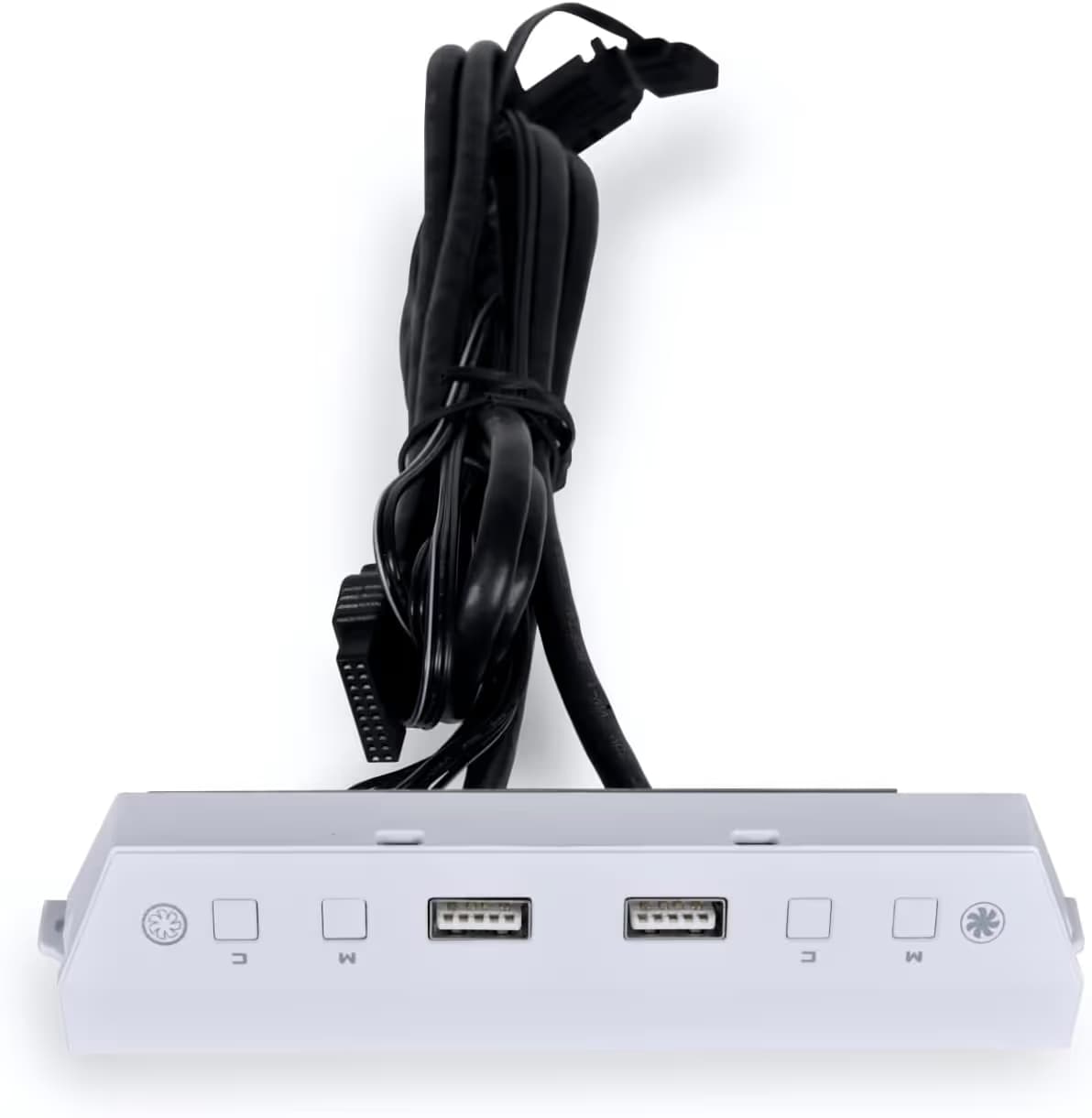 Lian Li LANCOOL 216 EATX Mid Tower White Tempered Glass RGB w/Controller image