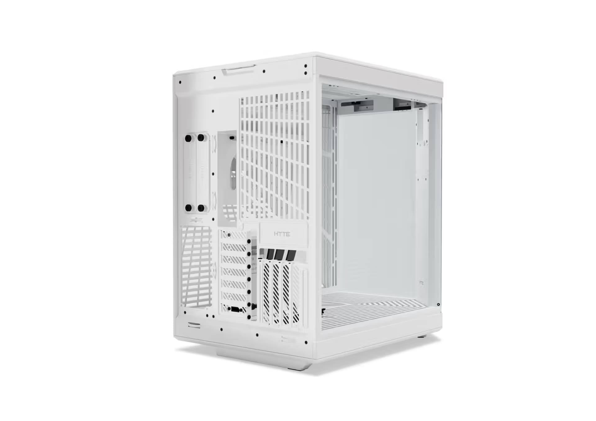 HYTE Y70 Touch ATX Mid Tower White with Tempered Glass Side Panel and USB 3.2 Gen 2 Type-C, USB 3.2 Gen 1 Type-A image
