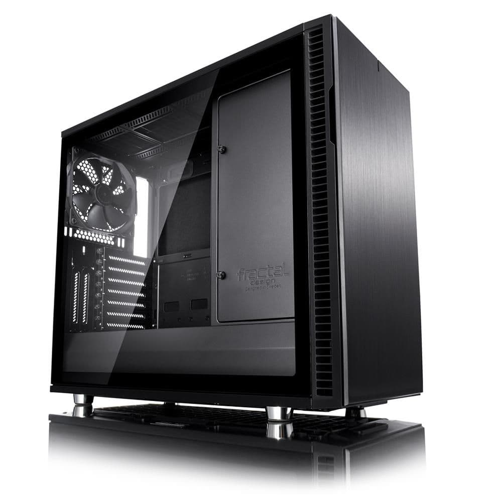 Fractal Design Define R6 USB-C ATX Mid Tower Blackout Tempered Glass main image