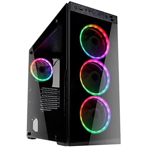 KOLINK Horizon ATX Mid Tower Black Tempered Glass image