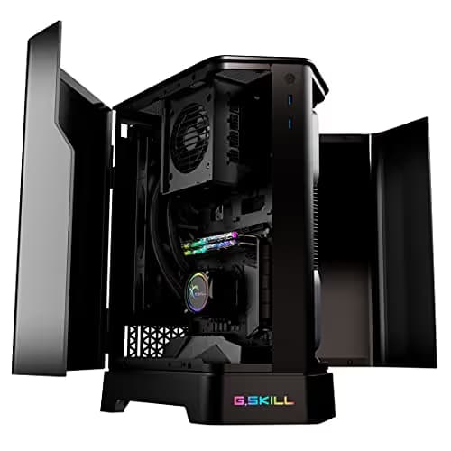G.Skill Z5i Mini-ITX Tower Black with Tempered Glass Side Panel and USB 3.2 Gen 2 Type-C, USB 3.2 Gen 1 Type-A image
