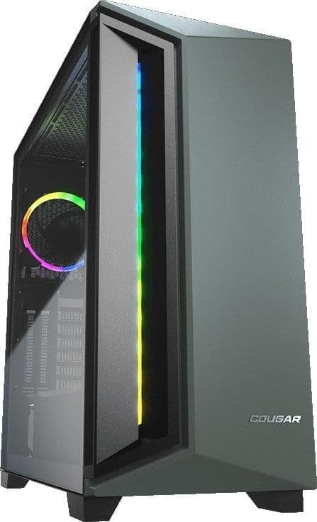 Cougar DarkBlader X7 ATX Mid Tower Black / Green with Tempered Glass Side Panel and USB 3.2 Gen 1 Type-A, USB 2.0 Type-A Front Panel main image