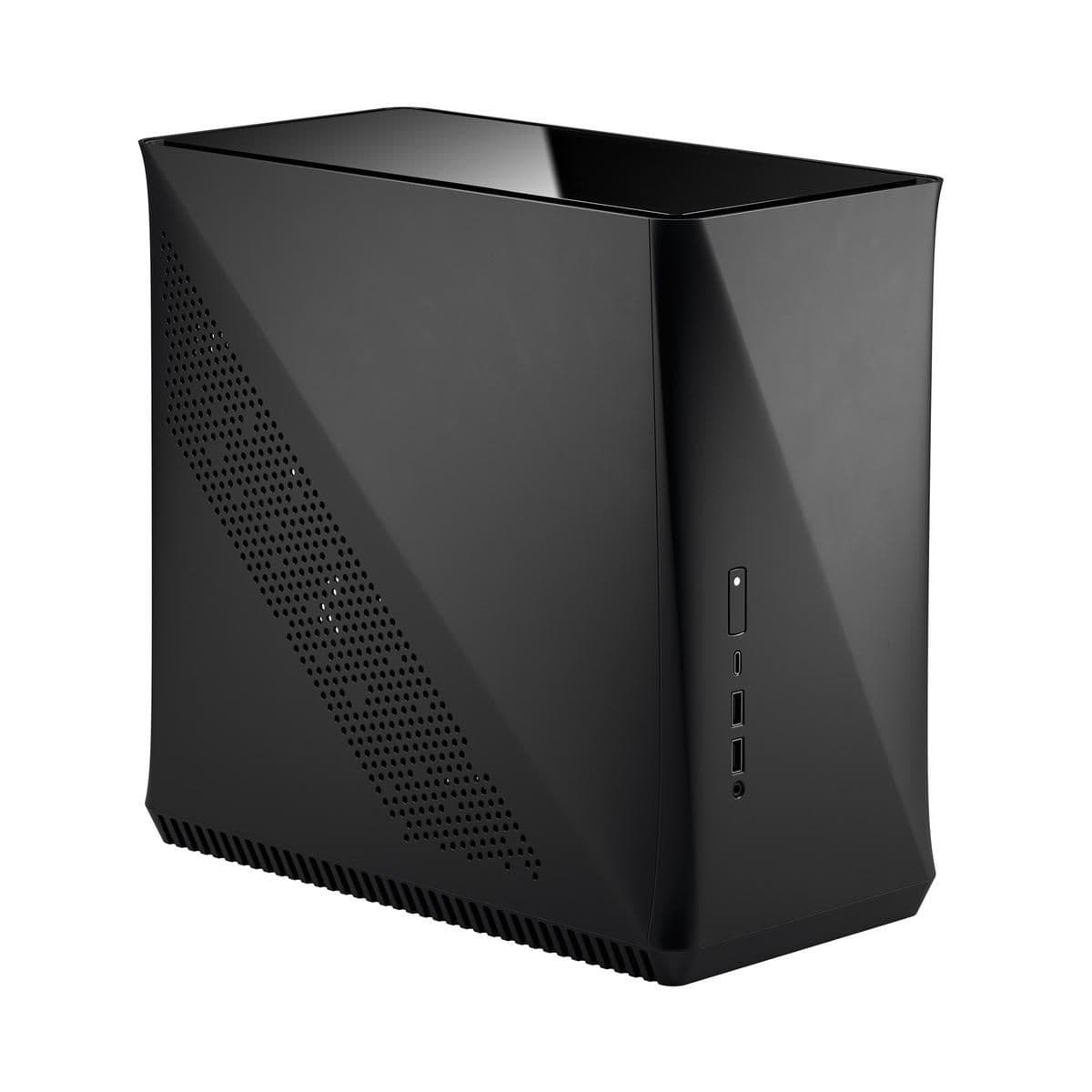 Fractal Design Era ITX Mini-ITX Desktop Silver with Tinted Tempered Glass Side Panel and USB 3.2 Gen 2 Type-C, USB 3.2 Gen 1 Type-A main image